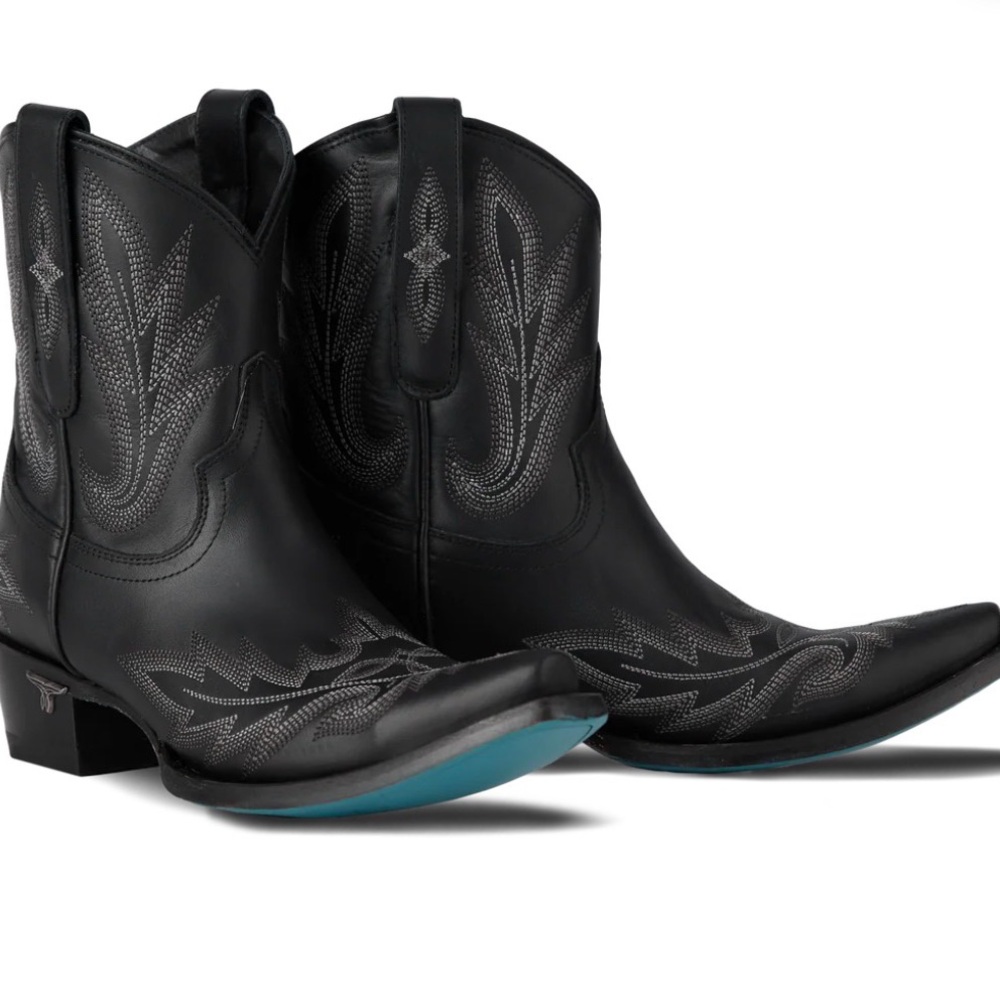 Lane Boots - Lexington Bootie Jet Black Size 9 - Picture 3 of 12